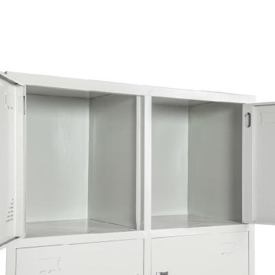 China (Other) Hot Selling Modern Steel Adjustable Mini School Storage Lockers 8 Door Cabinet for sale