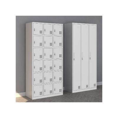 China Hot Selling 18 Doors Universal Steel Cabinet Durable New Design Locker for sale