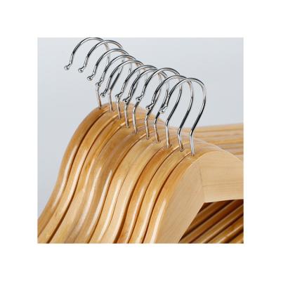 China Hot Selling Eco-Friendly Solid Wood Child Hanger New Eco-Friendly Clothes Hanger for sale