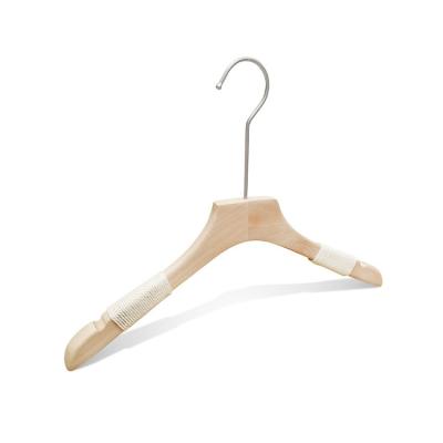 China Professional Eco-friendly Luxury Wooden Clothes Hanger Manufacturer Professional Hangers For Fabrics Display for sale