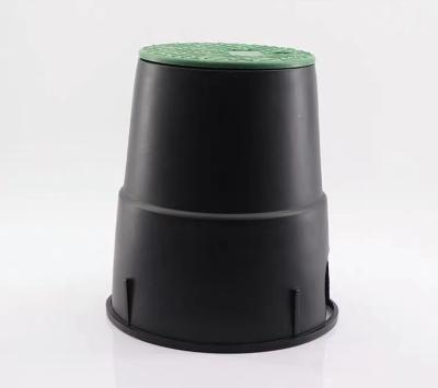 China Greenhouse Agricultural Goods Agriculture Irrigaiton Garden Underground Black Cylindrical Valve Boxes for sale