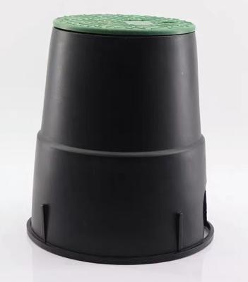 China Agriculture Irrigaiton Large Capacity Green+Black Polyethylene Irrigation Columnar Valve Box With Cover for sale