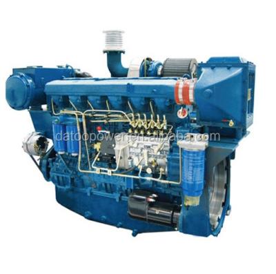 China Excellent Combustion Efficiency WD10C300-21 Weichai Marine Engine 300HP Marine Diesel Engine For Boat for sale