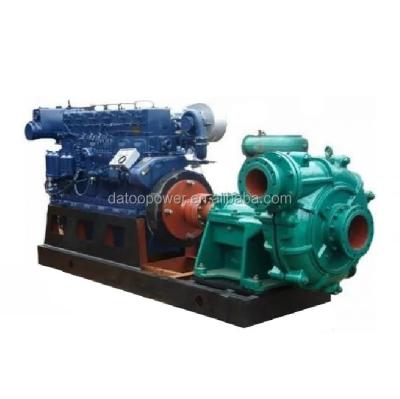 China High efficiency high flow sand pumping machine diesel engine power sand dredge pump for sale