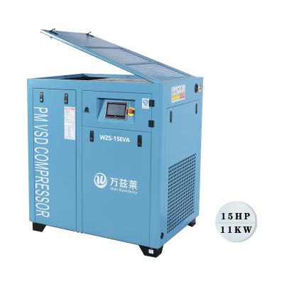 China Japanese Energy Saving 40% Ultra-quiet OIL-LESS Technology 15HP Screw Air Compressor for sale