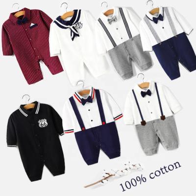 China Long Sleeeves Baby Boy Outfits Spring Autumn 0-6 Months Baby Clothes Baby Boy Full Sleeves Clothes Lovely Rompers for sale