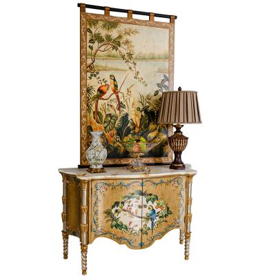 China Interior noble traditional oriental painting furniture hand work wall decoration with unique design for oriental room art home decor for sale