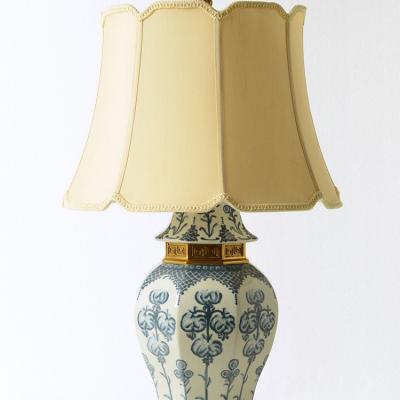 China Lighting Functions Best Sell Classic Designs Large Porcelain Painted Ceramic Table Lamp For Office Living Room Hotel Decoration for sale