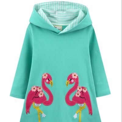 China Dresses For Girls Christmas Sweatshirt Jumper Dress Kids Christmas Sweatshirt Hooded Clothes for sale