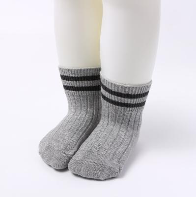 China Wholesale INS Breathable Kids Socks Shorts Preppy Tube Stripes Style Unisex Kids Socks for sale