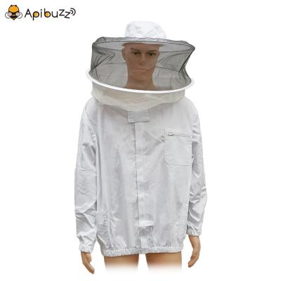 China Apibuzz Round Hat Thickened Type Honey Bee Keeping Jacket Clothing With Round Hat-veil Beekeeping Beekeeping Suit Factory Equipment Supplies for sale