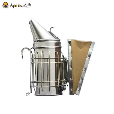 China Tiny Stainless Steel Beekeeping Beekeeping Equipment Hive Tool Supplies Small Honey Beekeeping Smoker Kid Beekeeper Bee Farm for sale