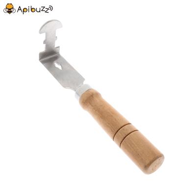 China Wooden Bee Farm Bee Hive Frame Tool Handle Remover Cleaning Beekeeping Ensures Honey Bee Keeping Equipment Beehive Tool Beekeeping for sale