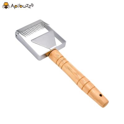 China Bee Farm SS Inner Teeth Uncapping Fork Beeswax Uncapper Equipment Beekeeping Apicultura Apicoltura Beekeeping Tool for sale