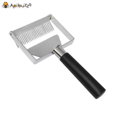 China Large Large Handle SS Plastic Inner Prongs Uncapping Fork Beeswax Uncapper Honey Bee Keeping Tools Beekeeping Equipment Beekeeping for sale