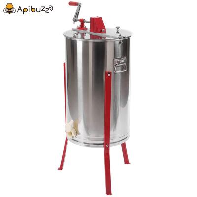 China Manual Bee Farm 3 Frames Tagential Honey Extractor Machine Beekeeping Tool Beekeeping Equipment Supplies for sale