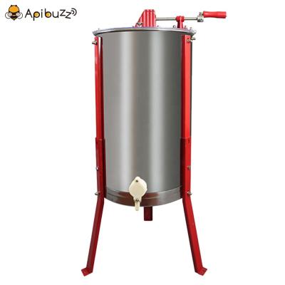 China Manual Bee Farm 2 Frame Tagential Honey Extractor Machine Beekeeping Tool Beekeeping Equipment Supplies for sale