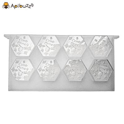 China Heart Shape Hexagon Shaped Plastic Comb Honey Beehive Frames And Cassettes Set Honeycomb Box Beekeeping Equipment Hive Supplies for sale