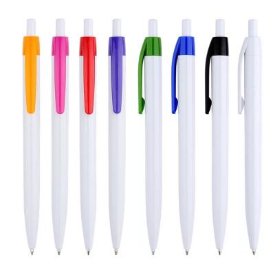 China office & Hot Selling Custom Plastic Tip Pen With Custom Logo School Pen 2021 Cheap Advertising Colorful Gift for sale