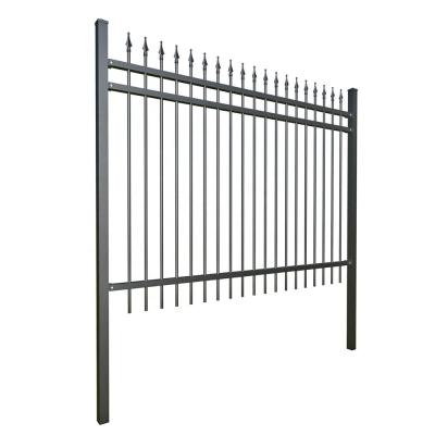 China Easily Assembled Custom Black Iron Durable Prefab Veranda 4 Ft Fencing Design For Sale for sale