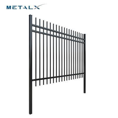 China Easily Assembled Metalx Customized Galvanized And Steel Garden Fence Powder Coated Metal Fence Panels For Sale for sale