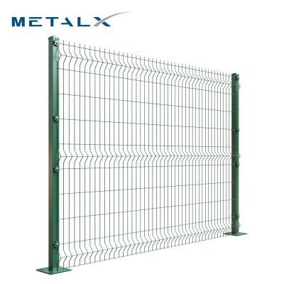 China Easily Assembled Metalx Cheap Galvanized 6mm 3d Curved Welded Wire Mesh Panel Fence Design for sale