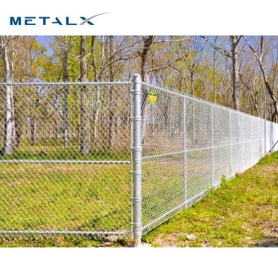 China Manufacturer Hot Dipped Galvanized Easily Assembled 8' x 100' Chain Link Fence For Sale for sale