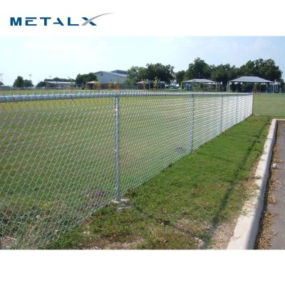 China Factory easily assembled supply 8 feet galvanized chainlink fence wire cyclone fence chain link meter for sale