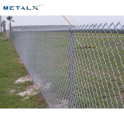 China Easily Assembled Heavy Duty Used Hot Dipped Galvanized Diamond Wire Mesh Twist Mesh Chain Link Fence Mini Roll 50ft for sale