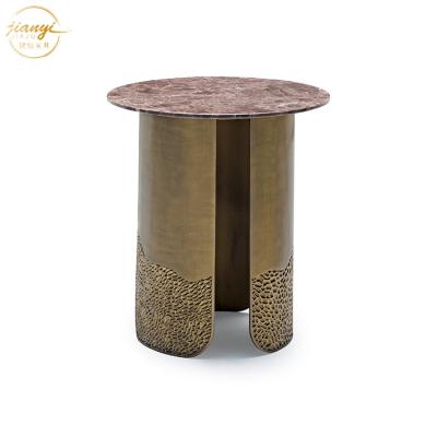 China OEM Design Elegant Luxury Apartment Round Coffee Table Design for sale