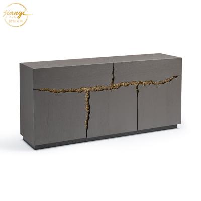 China Modern Home Furniture Metal Buffet Storage Meals OEM Design Side Cabinet for sale