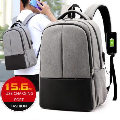 China With USB Wholesale Men Women School Travel Sports Business Outdoor Large Capacity Other Leather Canvas Smart Laptop Backpack for sale