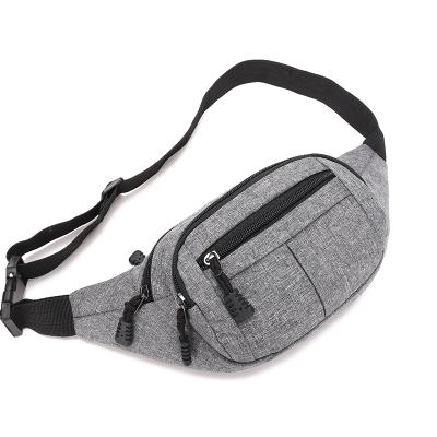 China Wholesale Chinese Cheap Sports Water Resistant Factory Water Resistant Polyester Running Waist Bags Travel Outdoor Cross - Body Custom Fanny Pack for sale