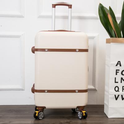 China Wholesale Lightweight Wheeled Euro Trolley Travel Bag For Lady, Hard Case Trolley Luggage Bag For Long Trip for sale