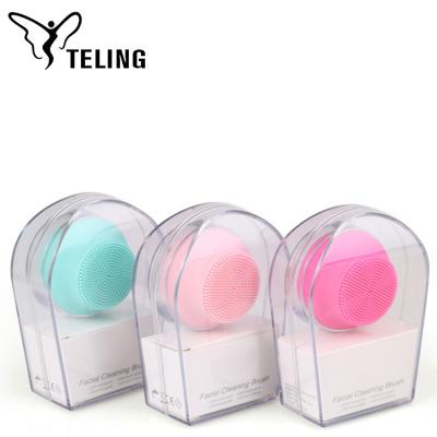 China Handheld High Quality Electric Handheld Silicone Deep Facial Cleansing Brush for sale