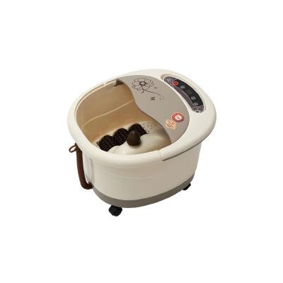 China Hot Selling Multifunctional Automatic Vibration Six Rollers Surf Portable Electric Jet Foot Spa Basin Massager for sale