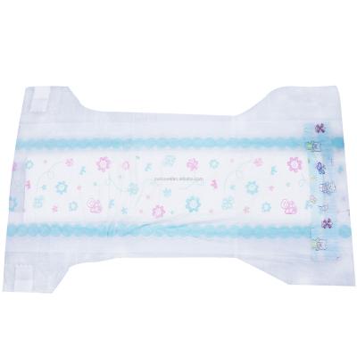 China Free Sample Printed Disposable Baby Diaper Underneath Ultra Thin Comfortable PP Tape China Best Quality Baby Diaper Wholesale for sale