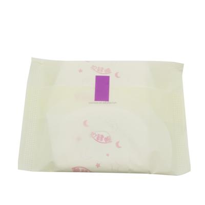 China Breathable fluff pulp for soft sanitary napkin color anion protection sanitary napkin with Quanzhou logo for sale