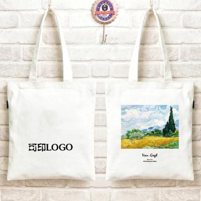 China Madame Shopping Canvas Woman Tote Bag Eco Friendly Organic Tote Bags with Logo Printed Canvas made to order for sale