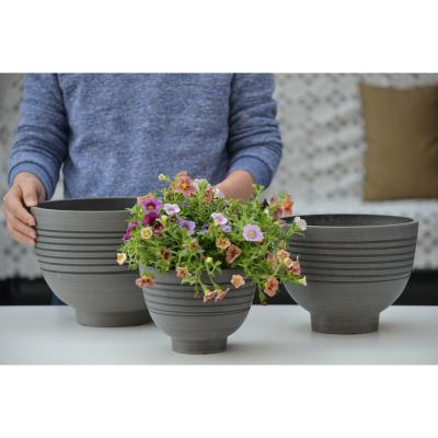 China Art Decor Greenship Maker Indoor Outdoor Clay Recycled Garden Plastic Pots for sale