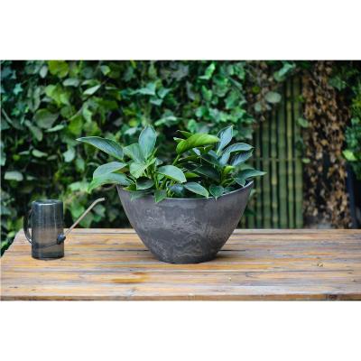 China Wholesale Nursery Mini Resin Plant Pot Home and Garden Art Decor Greenship for sale