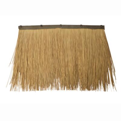 China UV Protection / All Weather Proof / Non-toxic / 100% Recyclable Thatch Roof Synthetic Grass PP Tile For Decoration for sale