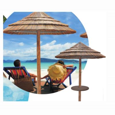 China Coastal Synthetic Thatched Umbrella Thatched Roof Gazebo For Decorations for sale