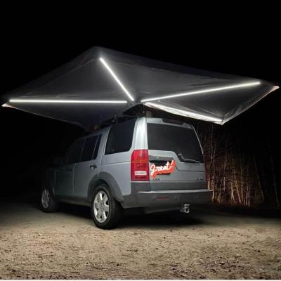 China Extended Type 270 Degree Led Car Side Tent Fox 4x4 Car Tent Lightweight Free Standing Tent For Outdoor Camping Rooftent Tent for sale