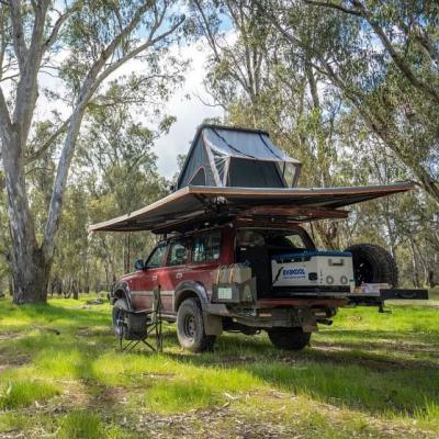 China Hoya Car 4X4 Truck Camping Extended Type Right / Left Side 270 Degree Legless Canvas Tent Tents With Side Wall 270awning With Sides for sale