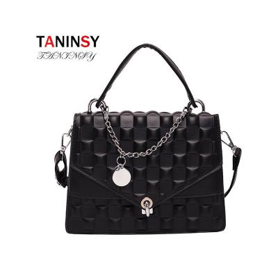 China Original New Fashion Taninsy Design High End Stylish Ladies Bucket Shoulder Custom Handbag Female Tote Bags Female Rivet Lock For Women for sale