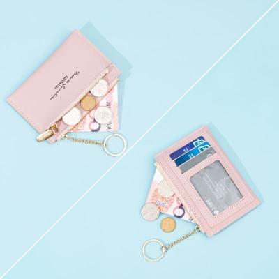 China New Taninsy Women's New Women's Taninsy Women Cards Zipper Wallets Multi-card Mini Key Chain Small Wallet Multi-card Slot Carrying Card Holder for sale