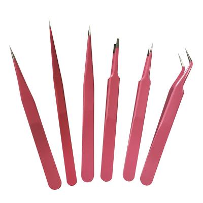 China Lash Laah Tweezer Set Straight Eyebrow Eyelash Extension Volume For Las Vetus Private Label 90 Degree Tweezers for sale