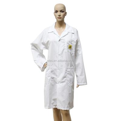 China EPA Factory Customize Esd Polyester Uniform Garment Antistatic Coverall for sale