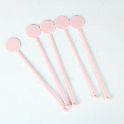 China Custom Disposable Plastic Crab Cocktail Coffee Stirrer for sale